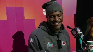 Frank Clark: "They pushed me to go hard" | Super Bowl LVII Opening Night