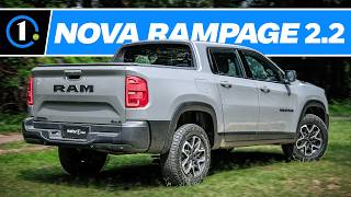 AGORA COM 200 CV! MELHOR QUE FORD RANGER XLS? TUDO SOBRE A NOVA RAM RAMPAGE REBEL 2.2 DIESEL 2025!