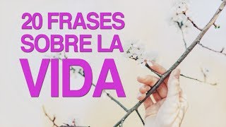 20 Frases sobre la vida para reflexionar acerca de nuestra existencia