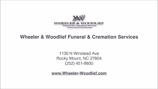 Wheeler & Woodlief Funeral Home Reviews Rocky Mount, NC Funeral Home Reviews