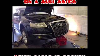 How to open a Audi A6 C6 hood when cable is broken