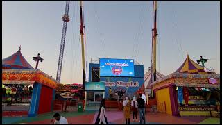 Athens Slingshot Global Village Dubai UAE, The ultimate thrill ride in the United Arab Emirates 2022