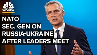 NATO Sec. Gen. Jens Stoltenberg speaks after summit on Russia's invasion of Ukraine — 3/24/22