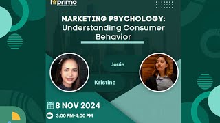 MARKETING STRATEGY: Understanding Consumer Behavior | FunHour Event | HR Primo Management Services