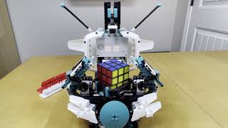 Rubik's Cube Solver with LEGO Mindstorms Robot Inventor 51515 single set