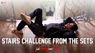 Stairs Challenge from the sets | Jab Harry Met Sejal | Anushka Sharma, Shah Rukh Khan