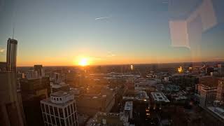 Go Pro capturing Atlanta Sunset Timelapse
