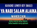 Maher Zain - Ya Nabi Salam Alayka Karaoke Lower Key Nada Rendah Pria -3