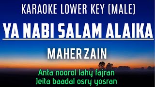 Maher Zain - Ya Nabi Salam Alayka Karaoke Lower Key Nada Rendah Pria -3