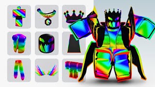 HURRY! FREE ROBUX AND GET 50+ COOL RAINBOW ITEMS ON ROBLOX 2025 (EASY TO GET)