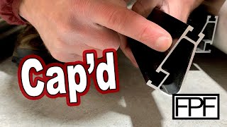 3D Printed TPU End Caps for XR100 Extruded Rail