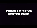 #Switch case java program #youtube shorts #java programmng
