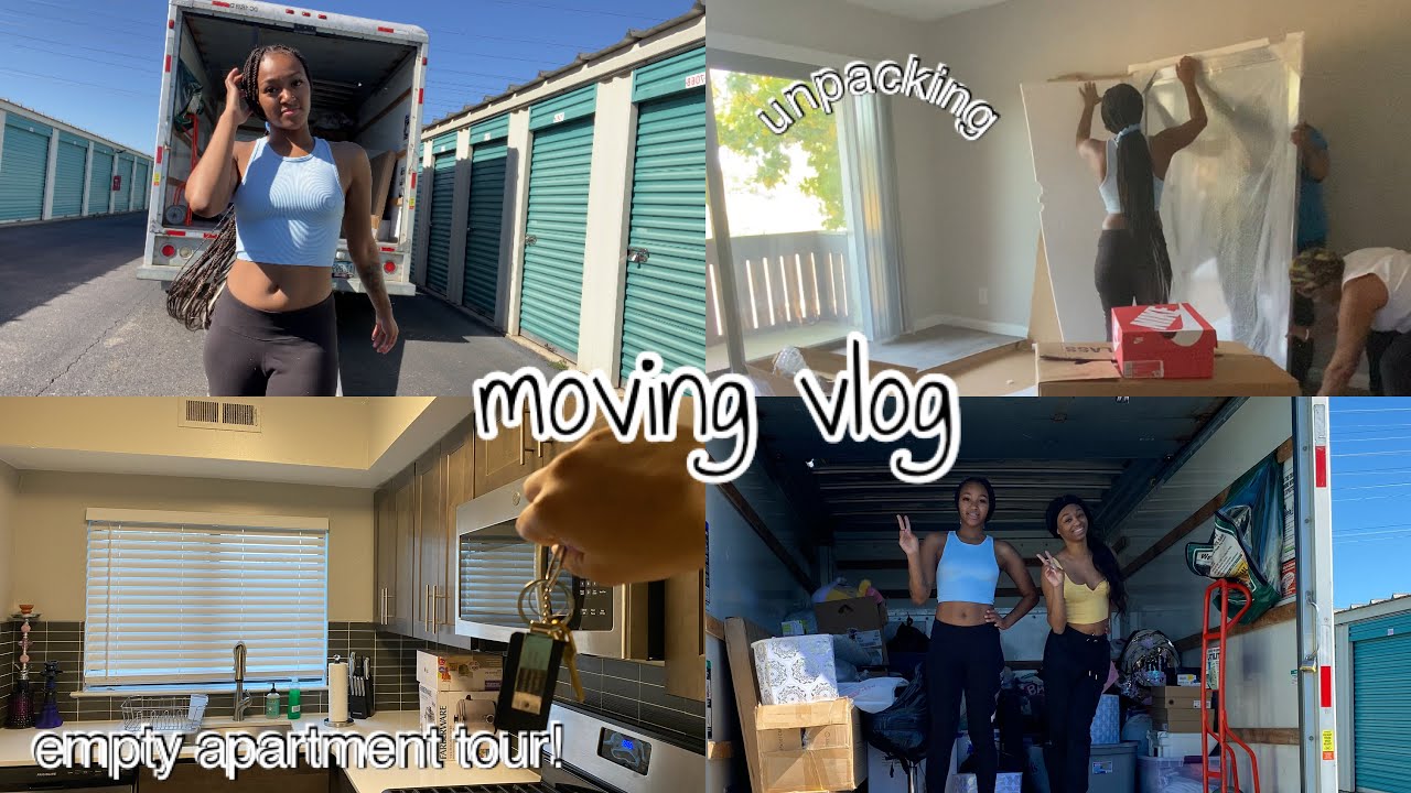 MOVING VLOG | MOVING INTO MY FIRST APARTMENT | EMPTY APARTMENT TOUR ...