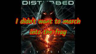 DISTURBED - WON'T BACK DOWN (Lyric Video)