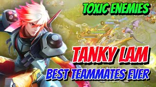 Lam Tank Build With The Best Teammates Ever Against Toxic Opponents! | Honor of Kings | HoK