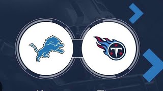 Lions vs Titans 10-27-2024 Game Predictions