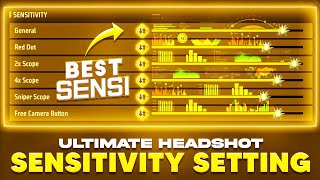 (2025 AUTO HEADSHOT) Sensitivity Setting Free Fire | Best Sensitivity for Headshot After Update