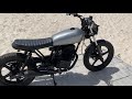 1999 honda cb250 scrambler brat style bike for sale in sydney video 1of 2.