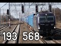 [ Bahnoperator ] - 193 568 - Vectron przelatuje przez Koło - Paprykowe Filmy