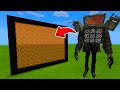 How to Make A Portal To The Cursed Titan Tv Man Dimension in Minecraft!