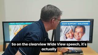 Clearview C One and Clearview C Wideview Speech comparison