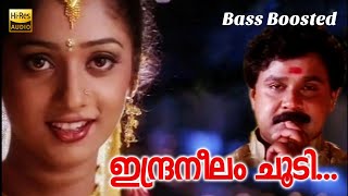 Indraneelam Choodi | BASS BOOSTED AUDIO | Varnakaazhchakal | Dileep