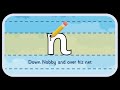 'n' letter formation