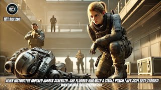 Alien Instructor Mocked Human StrengthβShe Floored Him With a Single Punch | HFY SCIFI BEST STORIES!