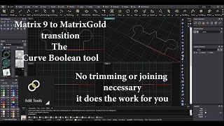 MatrixGold The Curve Boolean tool