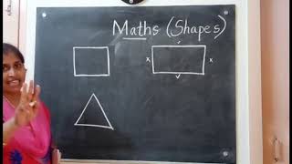 Online Recorded Maths Class For Ukg Kids | How To Teach Shapes to kids | shapes for kindergarten kid