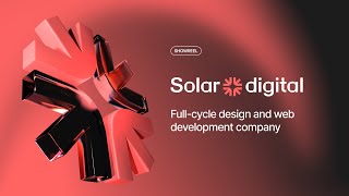 Showreel of creative design and web production agency Solar Digital / 2020