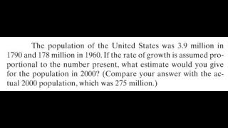 The population of the United States was 3.9 million in 1790 and 178 million in 1960