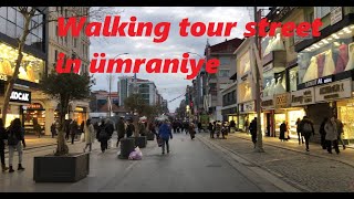 Walking tour street in ümraniye | 4k İstanbul Turkey |