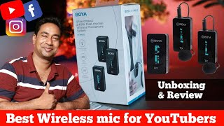 The Best budget dual channel Wireless microphone System for Youtubers - Boya BY-XM6S2 - Review