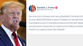 Donald Trump makes another remark about Canada becoming U.S. state