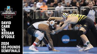 Keegan O'Toole v. David Carr:  2024 NCAA wrestling semifinal (165 pounds)