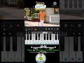 Bhide TMKOC Tune on Piano Walkband #shorts #viralvideo