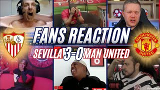 MAN UNITED FANS REACTION TO 3-0 DEFEAT TO SEVILLA  | EUROPA LEAGUE