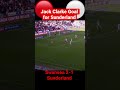 Jack Clarke goal for Sunderland 1-2 Swansea