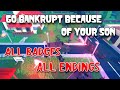 Go Bankrupt Because of Your Son - ALL Endings + All Badges [Roblox]