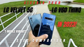 LG V60 vs LG Velvet in 2023 Spec Comparison (T-Mobile Variants)