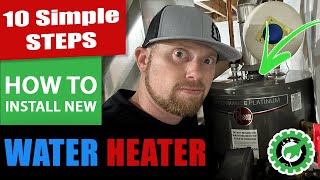 How To Replace a Water Heater in 10 SIMPLE STEPS | Water Heater Installation | DIY•BRY