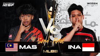 MLBB | MALAYSIA vs INDONESIA - GROUP STAGE | IESF WEC24 | DAY 3