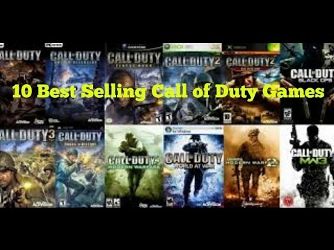 10 Best Selling Call Of Duty Games Youtube