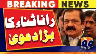 Imran Khan will be expelled by the power of vote in the next election, Rana Sanaullah