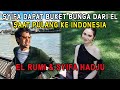 Syifa Hadju Dapat Buket Bunga dari El Rumi saat Pulang ke Indonesia