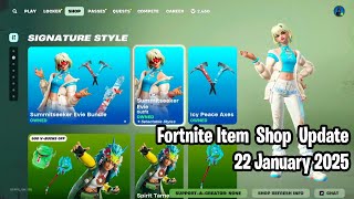 🚨 Fortnite Item Shop Update: January 22, 2025 (21 January for USA) Summitseeker Evie, Ghost Ri-Durr🚨