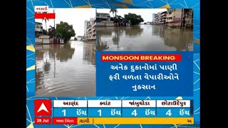 Navsari: નવસારીના નવા રિંગરોડ પાસે હજુ ઘુંટણસમાં પાણી ભરાયેલા હોવાથી લોકો પરેશાન