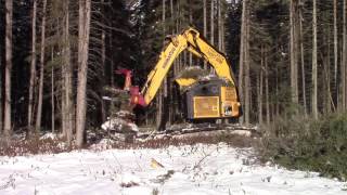 Komatsu 430-2 Feller Buncher with Quadco 22\