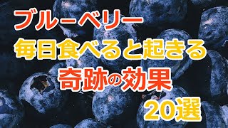 まだ食べてないの？40超えても老けてない人は皆食べている！？ブルーベリー奇跡の健康効果２０選